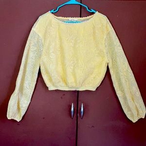 Tula rosa crop top